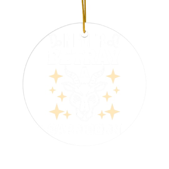 Capricorn Zodiac Sign Tarot Card Reader Ceramic Ornaments