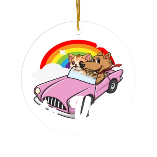 Get In Loser We're Going To Vote Get Out The Vote Ceramic Ornaments