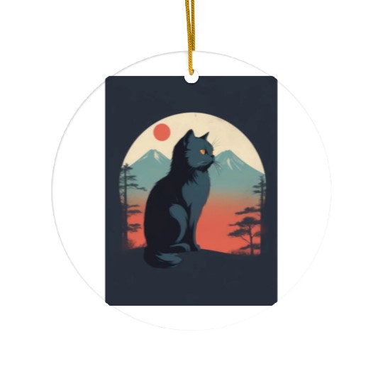 Persian Cat 1 - Japanese Retro Art Ceramic Ornaments