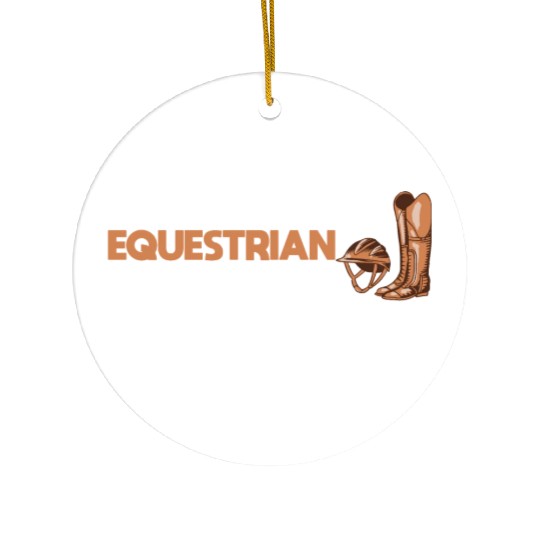 Horse Riding Equestrian Ceramic Ornaments