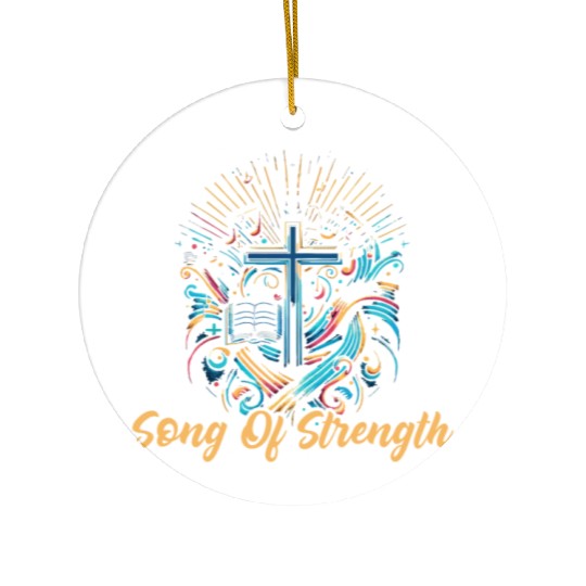 Gospel Music Religious Bible Scripture Christian Ceramic Ornaments