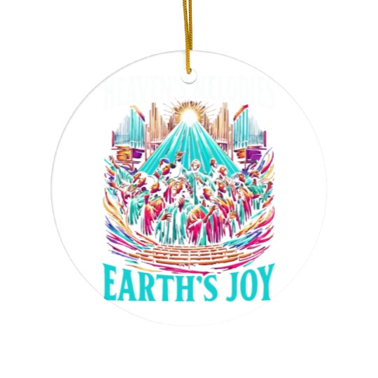 Gospel Music Religious Bible Scripture Christian Ceramic Ornaments