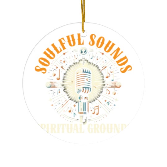 Gospel Music Religious Bible Scripture Christian Ceramic Ornaments