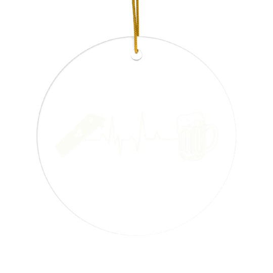 Cornhole Lawn Game Ceramic Ornaments