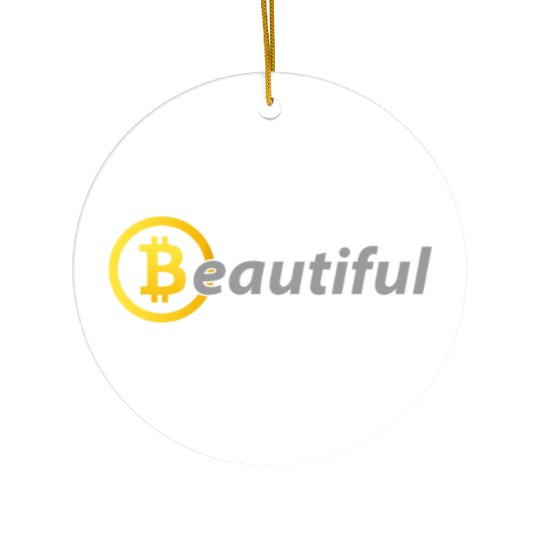 Beautiful Bitcoin Ceramic Ornaments