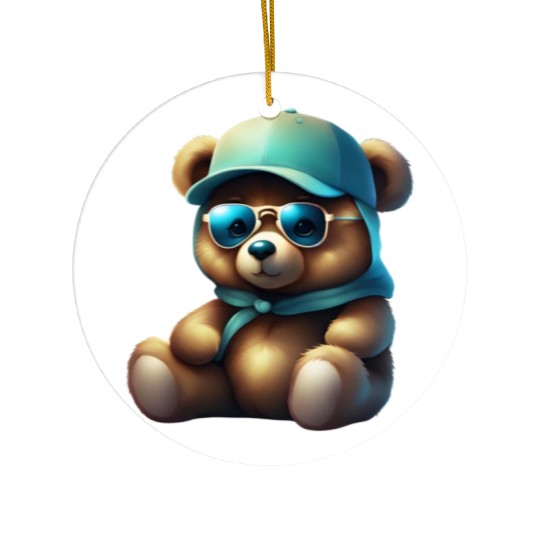 Teddy bear,Cute Teddy Bear Ceramic Ornaments