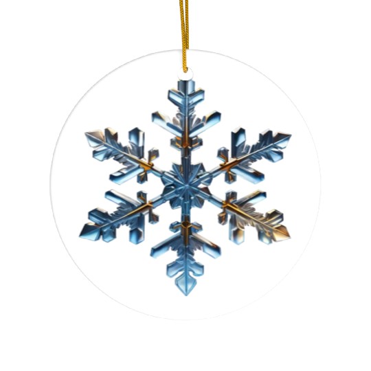 Snowflake Ceramic Ornaments