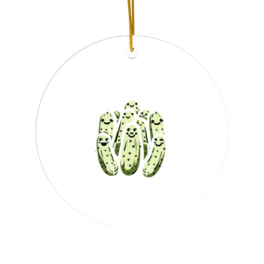Pickle Lover Funny Pickle Dill pickle Pickled Ceramic Ornaments