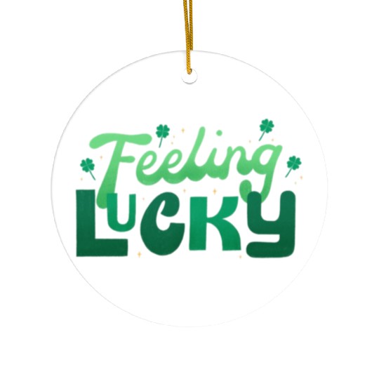 Feeling Lucky Ceramic Ornaments