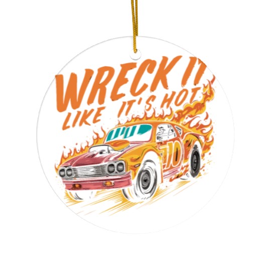 Demo Derby Demolition Derby Demolition Derby Lover Ceramic Ornaments
