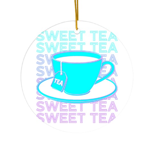 Sweet Tea Retro Ceramic Ornaments