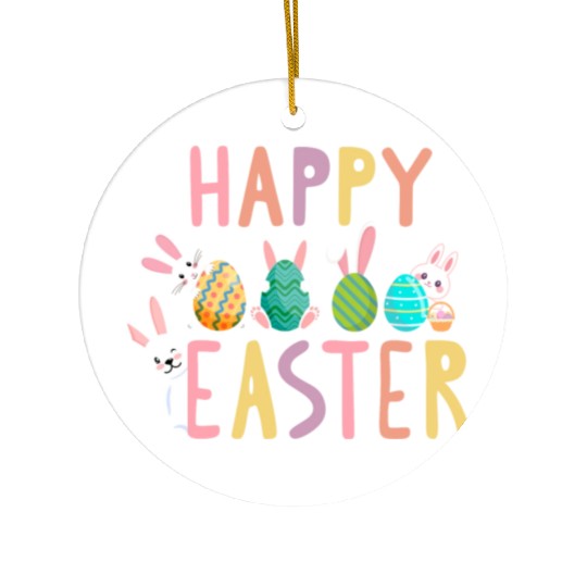 Easter egg hunt Ceramic Ornaments for little and big boys