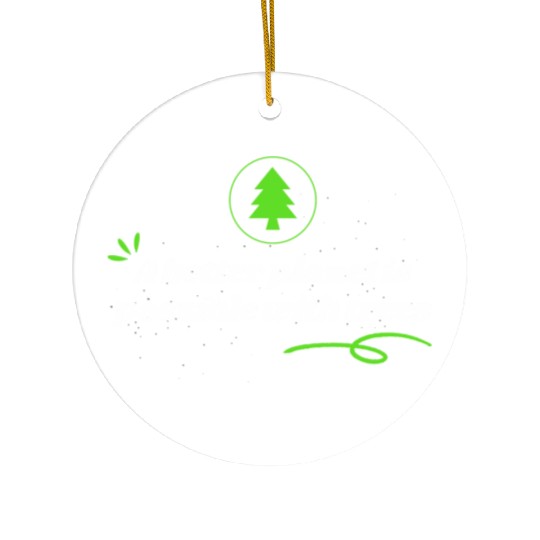 a better planet is possible with trees. Ceramic Ornaments