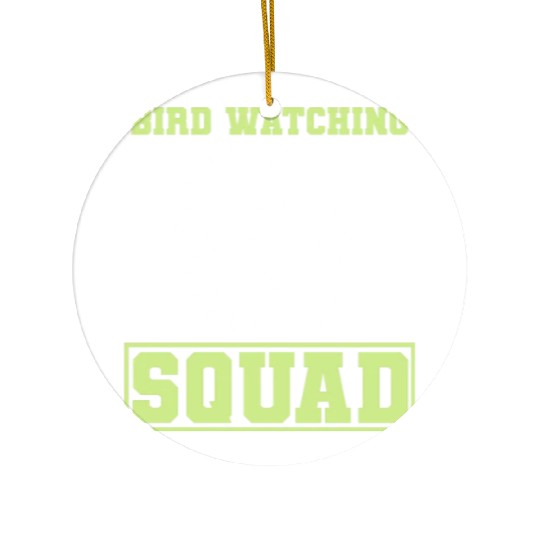 Funny Bird Watcher Ornithologist Ceramic Ornaments