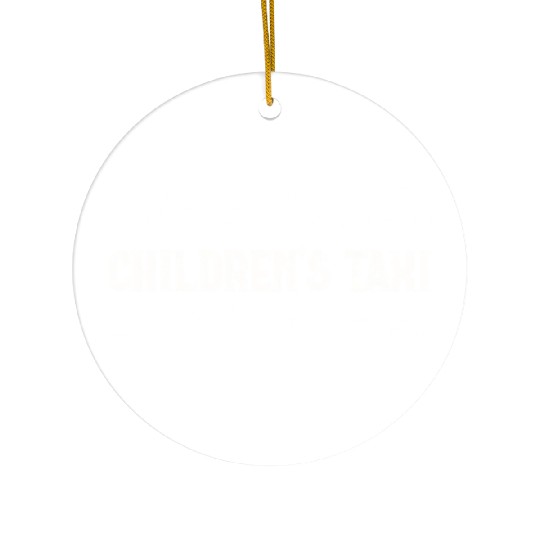 Childrens Taxi Cargo Bicycle Cargobike Ceramic Ornaments