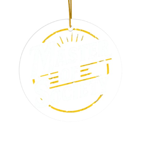 Master of society Ceramic Ornaments