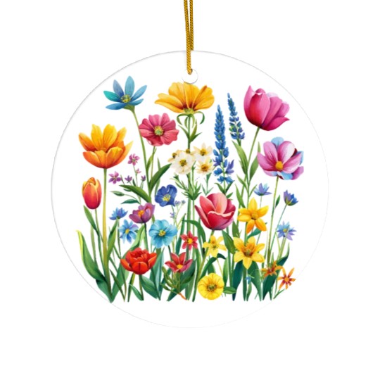 Spring is coming Ceramic Ornaments