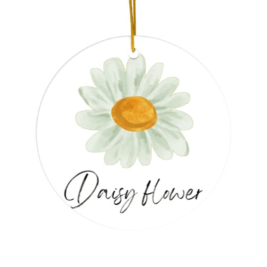 Aesthetic Spring Daisy Flower Ceramic Ornaments