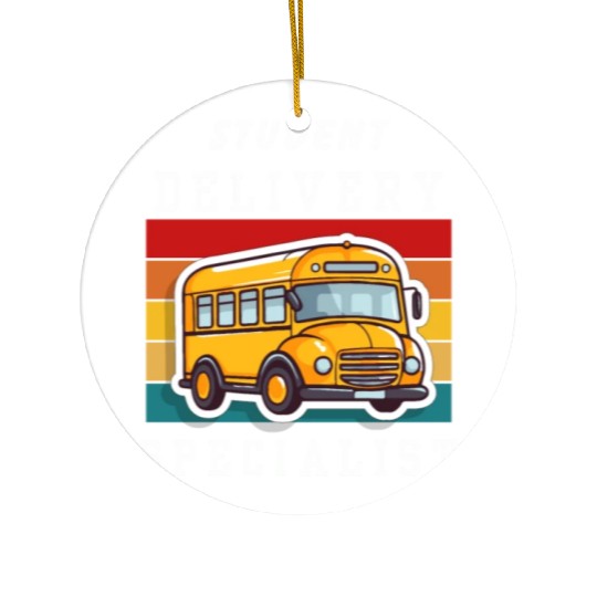 Student Delivery Specialist Ceramic Ornaments