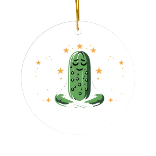 Pickle Lover Funny Pickle Dill pickle Pickled Ceramic Ornaments