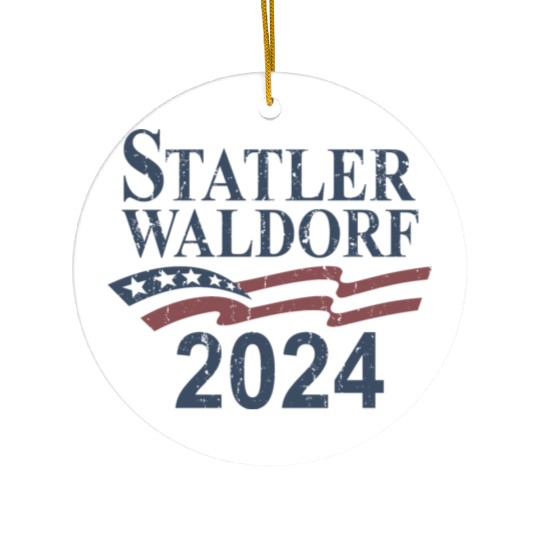 Statler and Waldorf Ceramic Ornaments