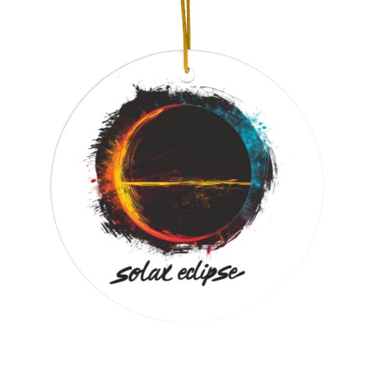 solar eclipse Ceramic Ornaments. eclipse Ceramic Ornaments 2024