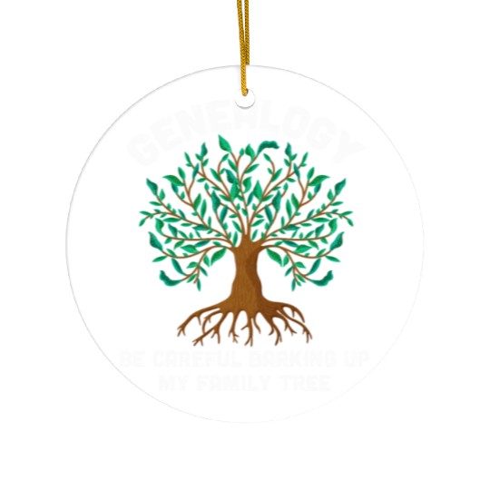 Family Genealogist Ancestry Lineage Genealogy Ceramic Ornaments