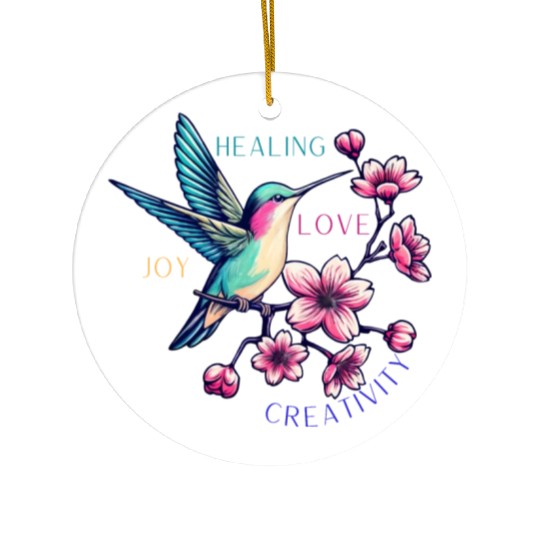 Hummingbird Ceramic Ornaments