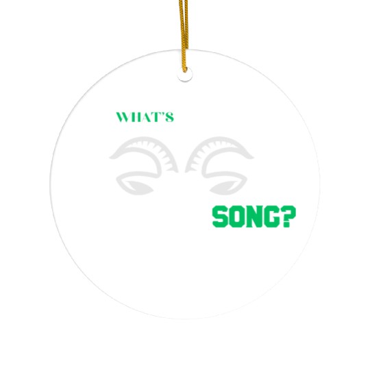 What s a goat s favorite song Bleat it Ceramic Ornaments