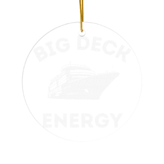 Cruise Ship Big Deck energy Ceramic Ornaments