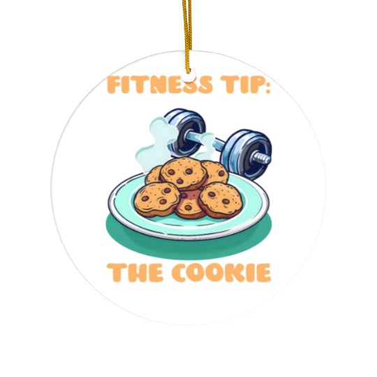 Cookie Lover Can't Beat Cookie, Eat the Cookie Ceramic Ornaments