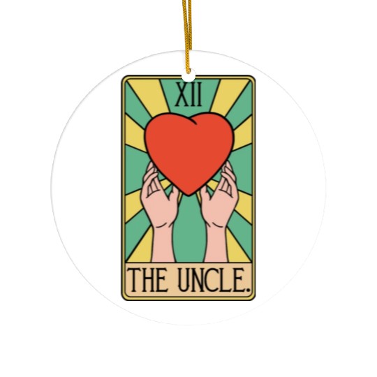 The Uncle Tarot Card Ceramic Ornaments