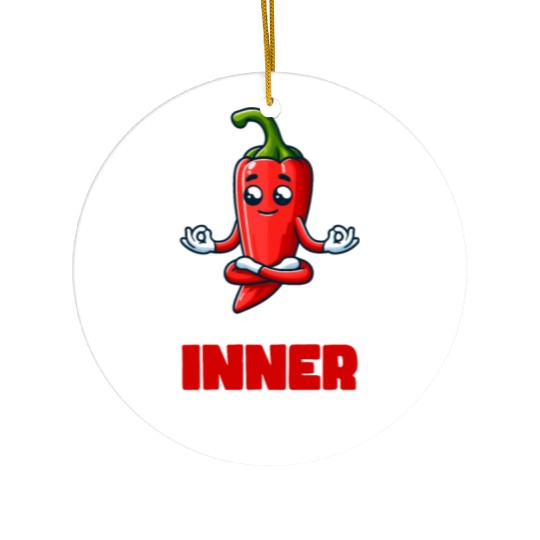 Find Your Inner Pepper Motivational Ceramic Ornaments