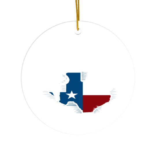 Texas Origin Ceramic Ornaments