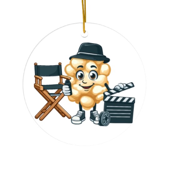 Popcorn Movie Fan Cinema Ceramic Ornaments
