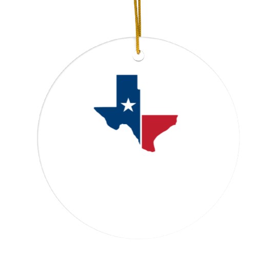 Texas Pride Ceramic Ornaments