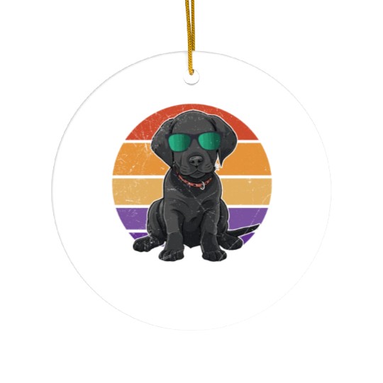 Labrador Lover AFFECTIONATE TRACKER Labrador Ceramic Ornaments