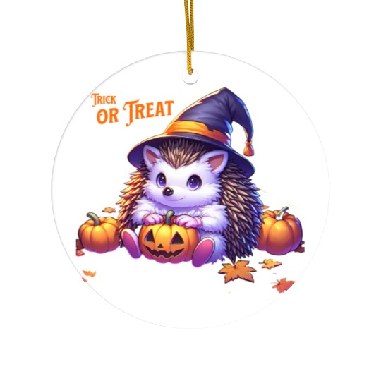 Trick or Treat Ceramic Ornaments