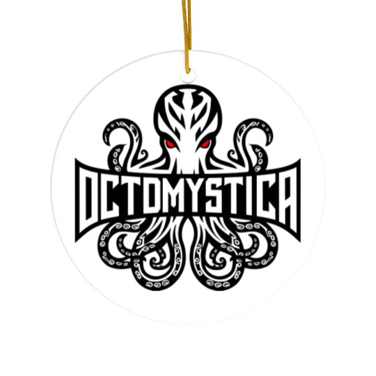 Octomystica Octopus Vector Design 3 Colors Ceramic Ornaments