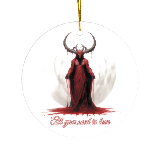 All You Need Is Love - Baphomet Ceramic Ornaments