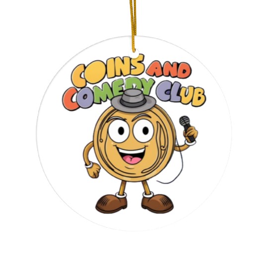 Couns and comedy club Ceramic Ornaments
