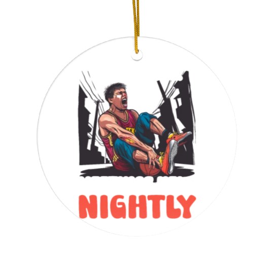 Street Basketball Ankle Breakers Anonymous Ceramic Ornaments