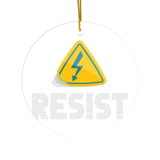 Resist Electrical Engineer Physicist Electrician Ceramic Ornaments