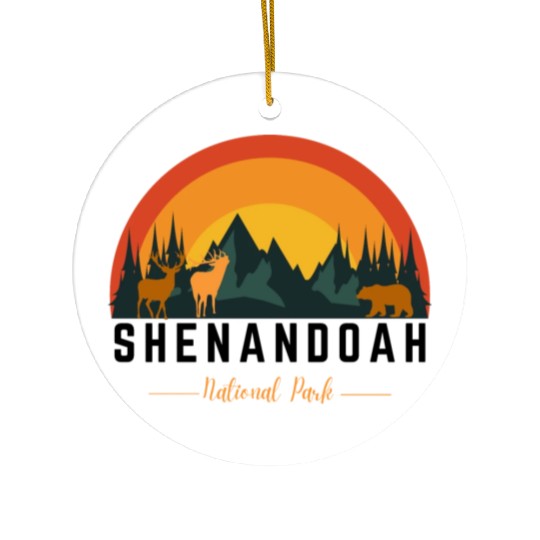 Shenandoah national park Ceramic Ornaments