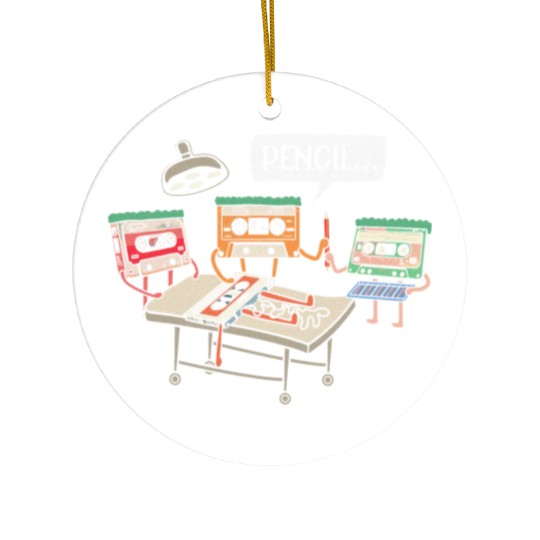 Cassette Tape 80s Music Lover Ceramic Ornaments