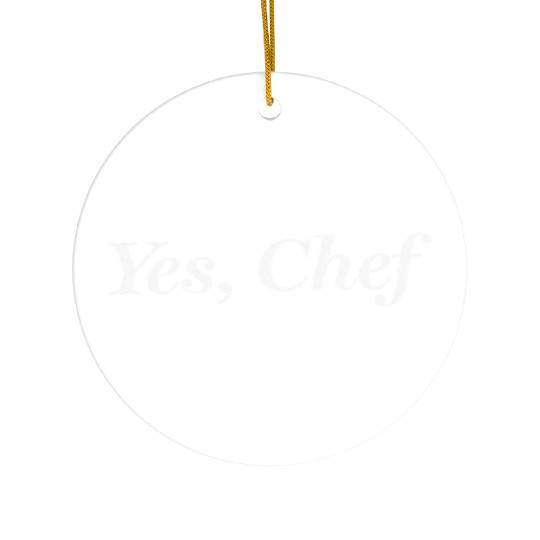 Yes Chef Ceramic Ornaments