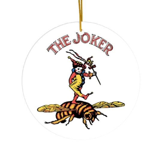 Joker Playing card from Bee Ceramic Ornaments