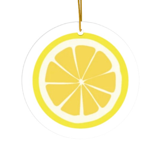 Citrus - Fruits - Orange - Lime - Grapefruit Ceramic Ornaments