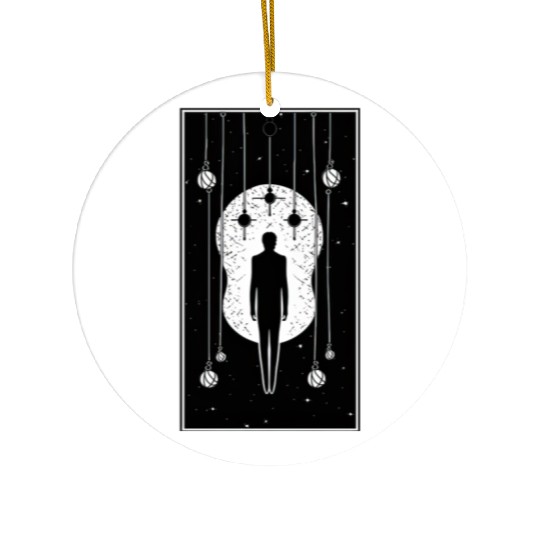 Tarot Card Reader Astrology Occult Mystical Ceramic Ornaments