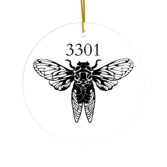 Cicada Insect Bug Black Entomology Entomologist Ceramic Ornaments